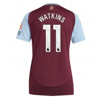 Maglia Calcio Aston Villa Ollie Watkins #11 Prima Divisa Donna 2024-25 Manica Corta